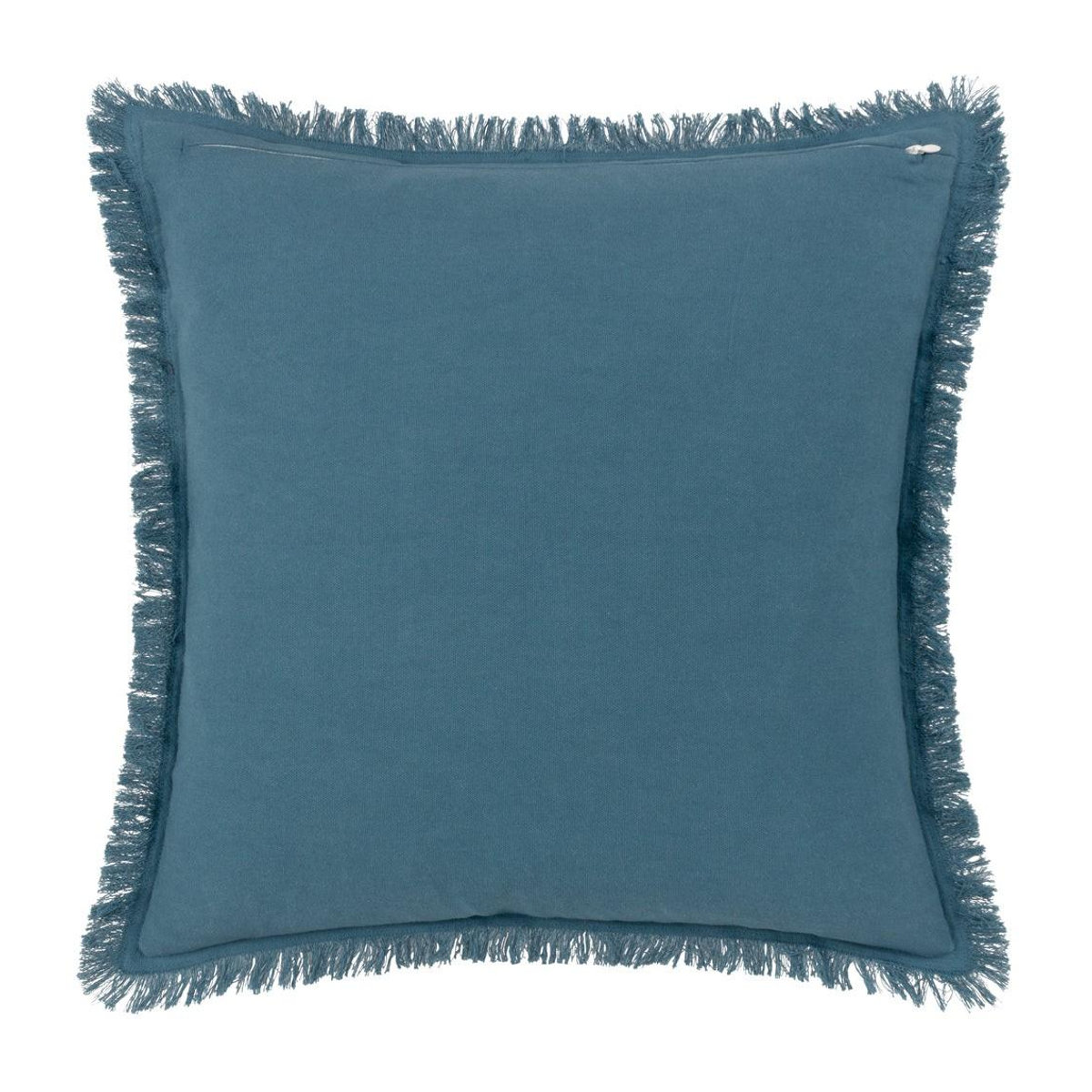 Furn Gracie Samtkissenbezug mit Quasten in Korallenrot, B/T/H: 45 x 45 x 45 cm - Bild 1