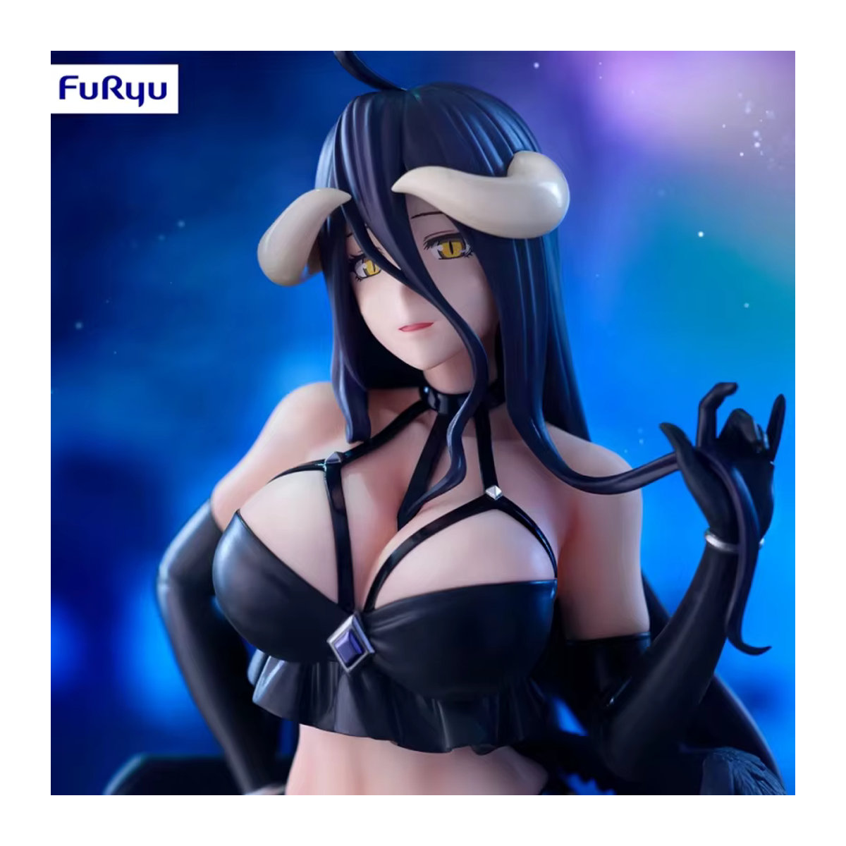 Furyu Bicute Dark Overlord Albedo Anime Action Figure aus PVC in Schwarz - Bild 2
