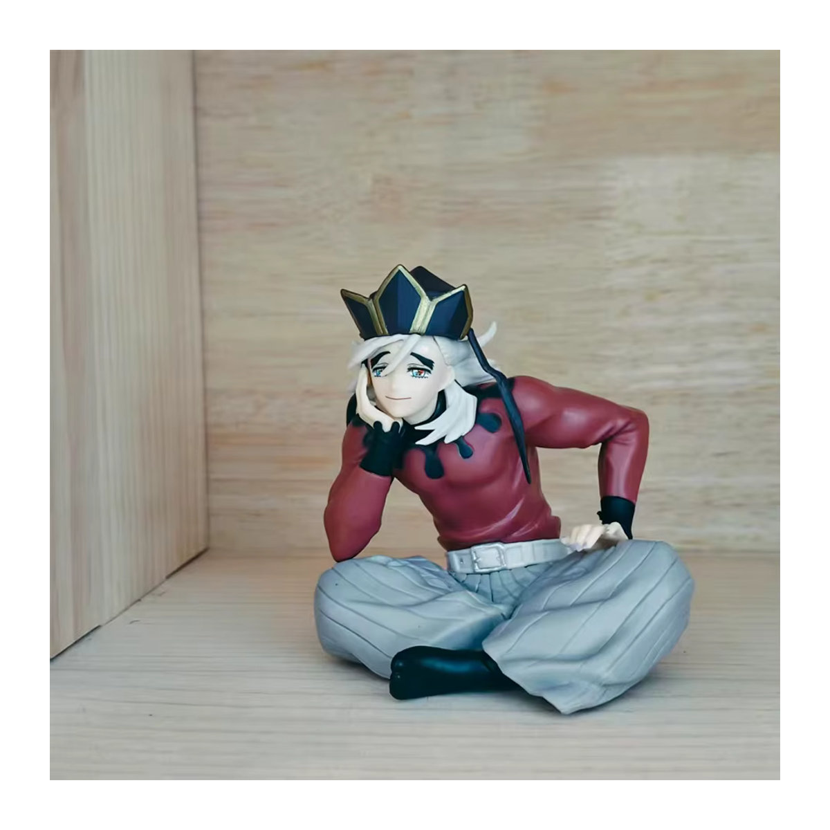 FuRyu SEGA Demon Slayer Douma Premium Chokonose Noodle Stopper Anime Figur, mehrfarbig, Höhe: 8,5 cm - Bild 5