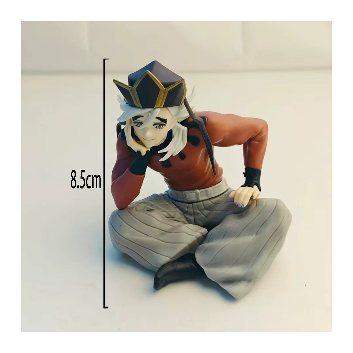 FuRyu SEGA Demon Slayer Douma Premium Chokonose Noodle Stopper Anime Figur, mehrfarbig, Höhe: 8,5 cm - Bild 6
