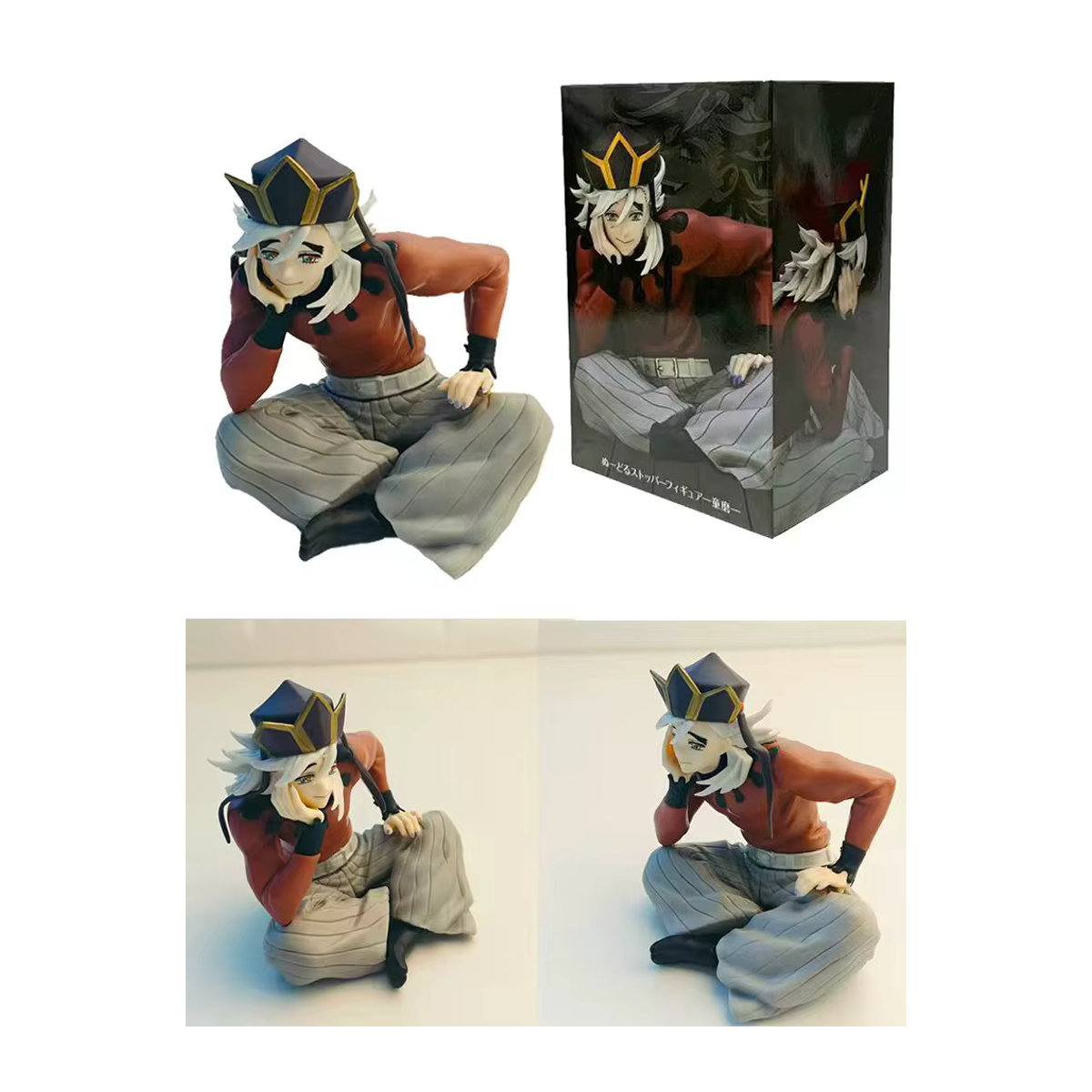 FuRyu SEGA Demon Slayer Douma Premium Chokonose Noodle Stopper Anime Figur, mehrfarbig, Höhe: 8,5 cm - Bild 7