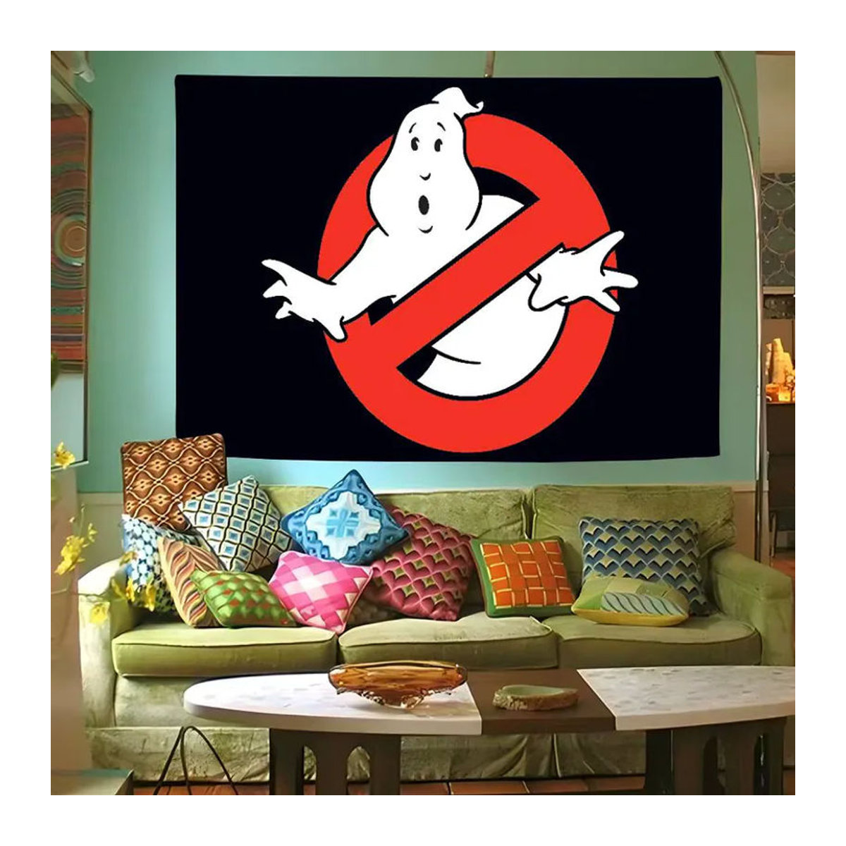G-Ghostbusters Fotohintergrund für Kindergeburtstage, mehrfarbig, rechteckig - Bild 4
