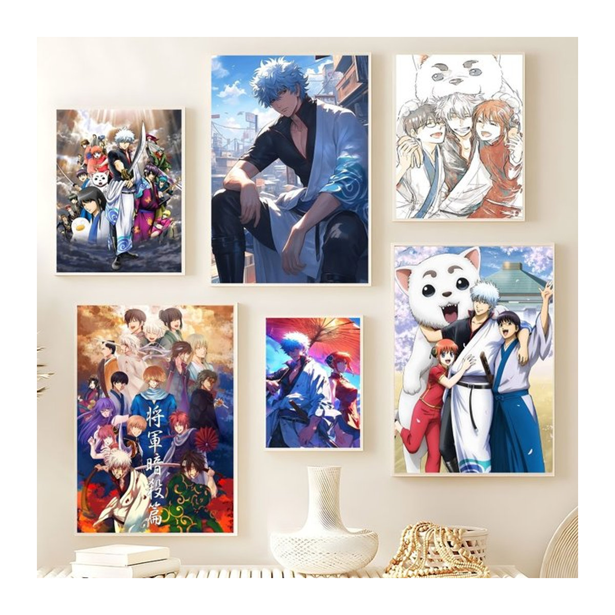 G-GinTama DIY Wandposter Leinwandbild Porträt in Mehrfarbig für deine Wohnzimmer Dekoration, B/H: 20 x 15 cm - Bild 1