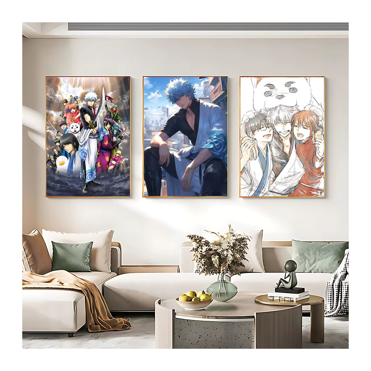 G-GinTama DIY Wandposter Leinwandbild Porträt in Mehrfarbig für deine Wohnzimmer Dekoration, B/H: 20 x 15 cm - Bild 3