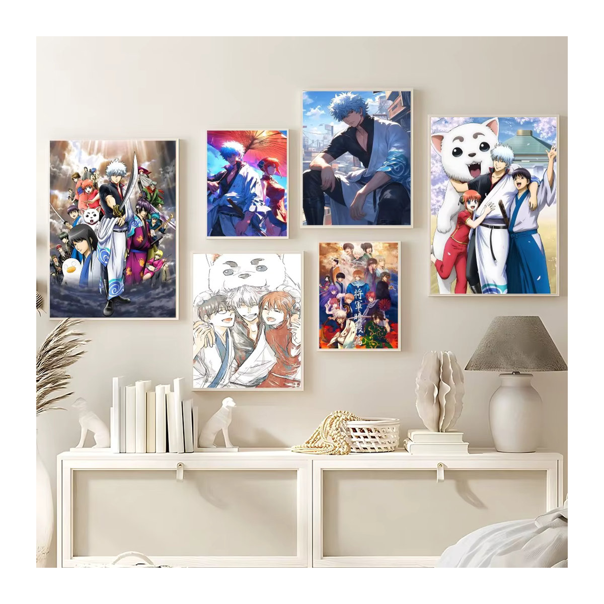 G-GinTama DIY Wandposter Leinwandbild Porträt in Mehrfarbig für deine Wohnzimmer Dekoration, B/H: 20 x 15 cm - Bild 6