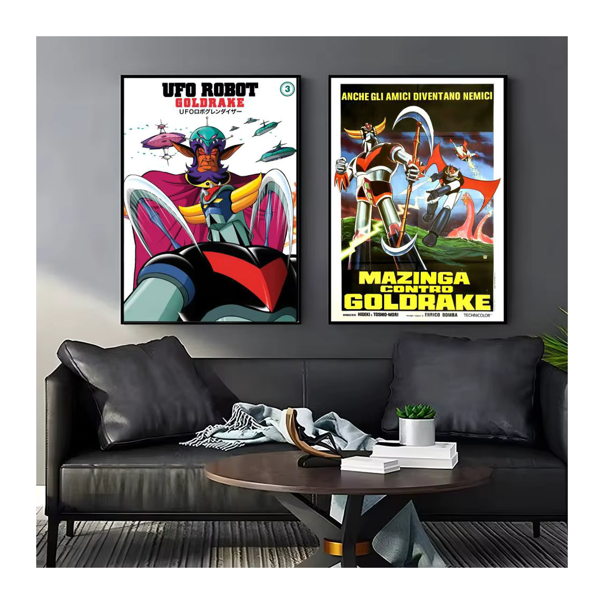 G-GoldorakS Anime Klassiker Poster Mehrfarbig Rahmenlos als Wandkunst aus Papier im Hochformat - Bild 2