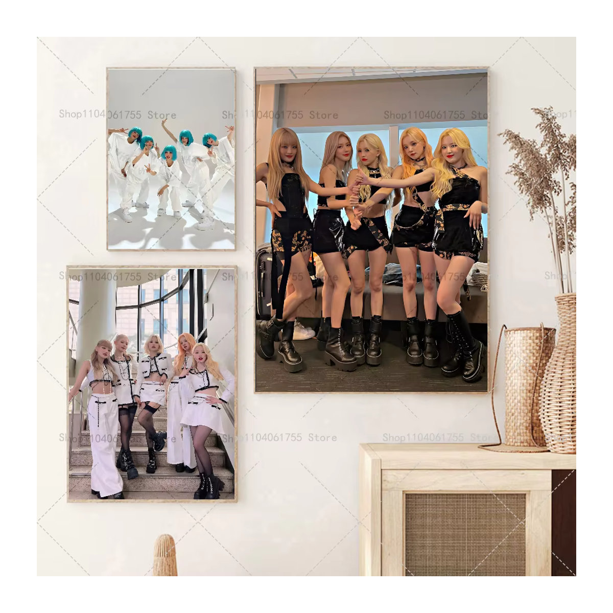 (G)I-DLE Kpop Poster Selbstklebender Wasserdichter Wandaufkleber aus Papier für Zimmer und Bar Dekor - Bild 2