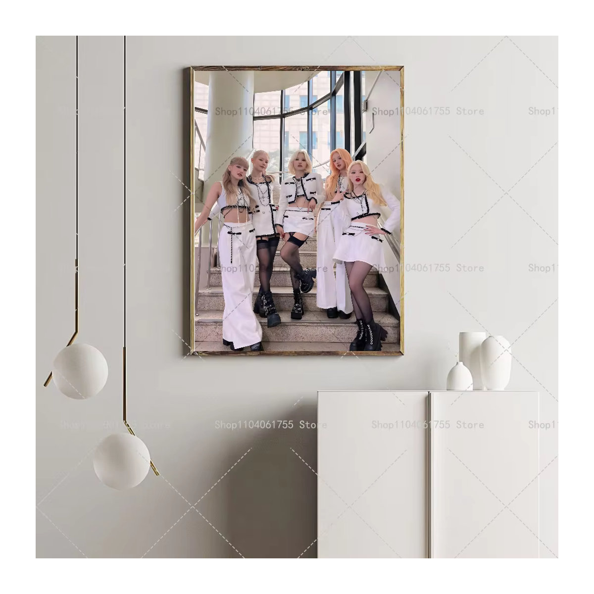 (G)I-DLE Kpop Poster Selbstklebender Wasserdichter Wandaufkleber aus Papier für Zimmer und Bar Dekor - Bild 5