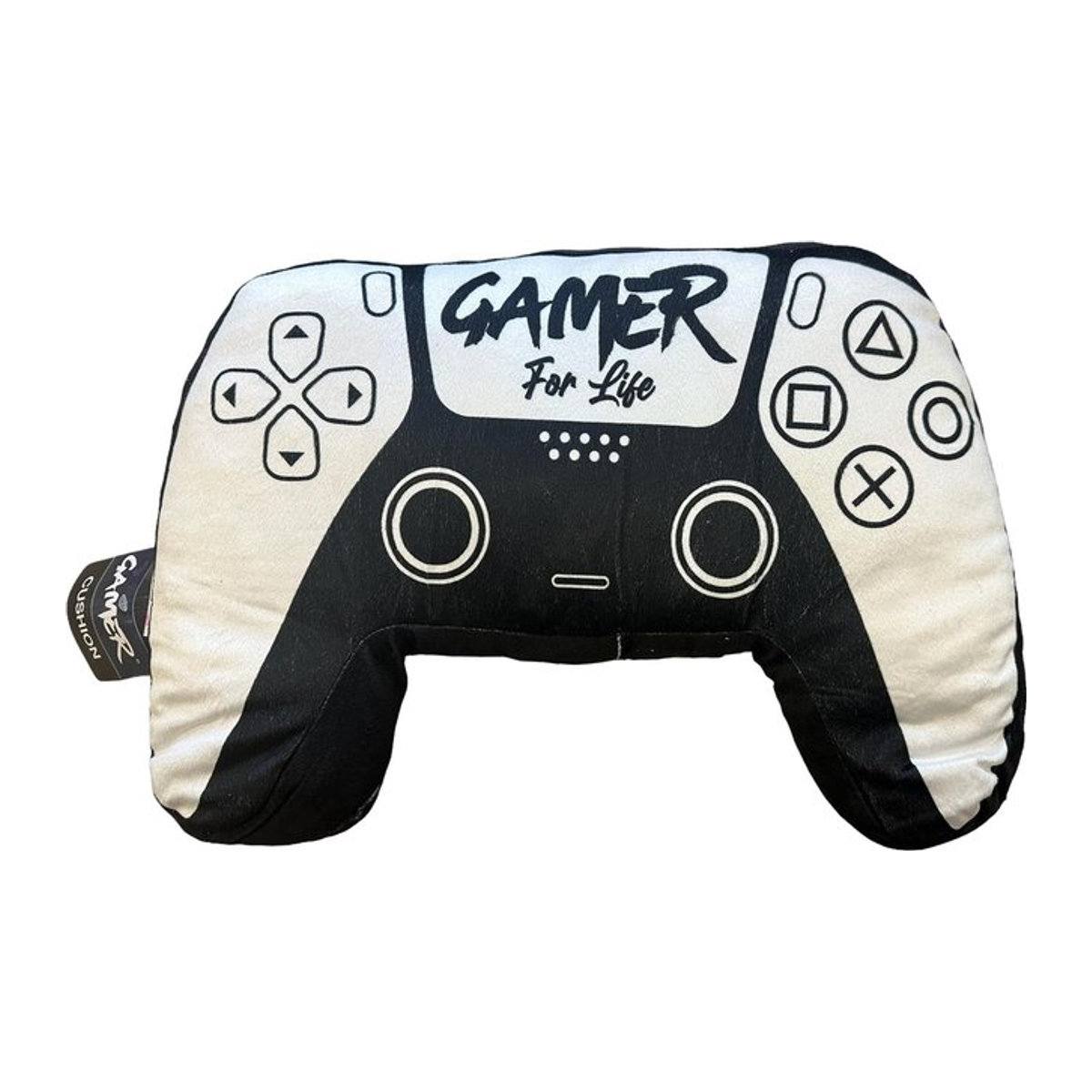 Gamer Gamecontroller Gefülltes Kissen in Weiß, B/H: 40 x 40 cm - Bild 1