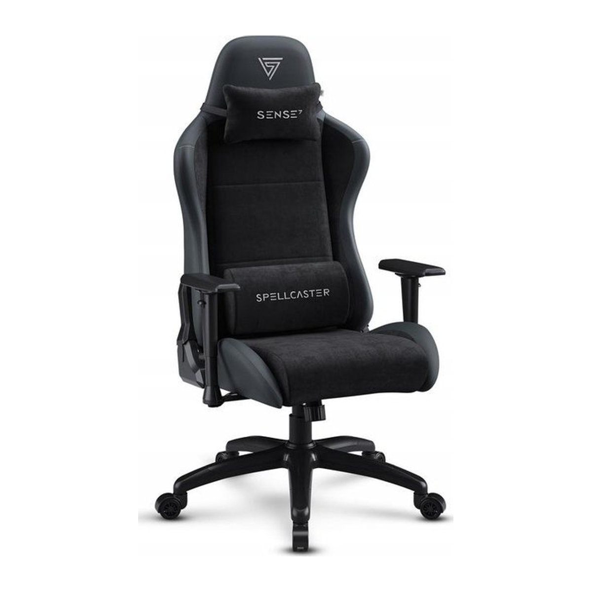 Gaming-Stuhl Sense7 Spellcaster Fuku XL in Schwarz aus PU-Stoff und Alcantara - Bild 1