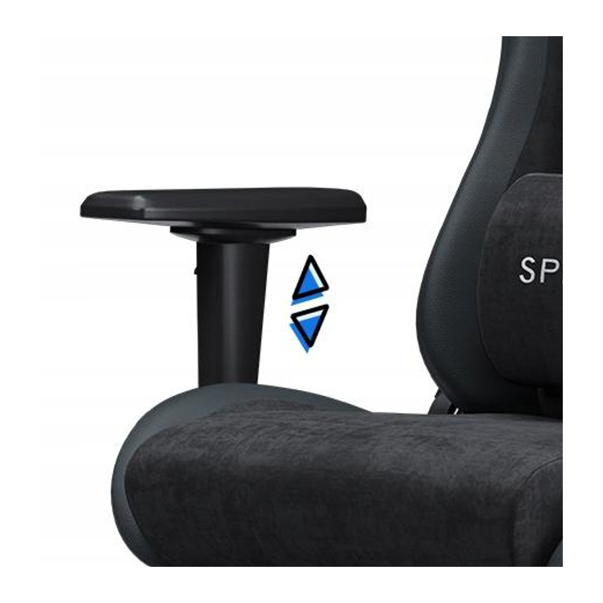 Gaming-Stuhl Sense7 Spellcaster Fuku XL in Schwarz aus PU-Stoff und Alcantara - Bild 3