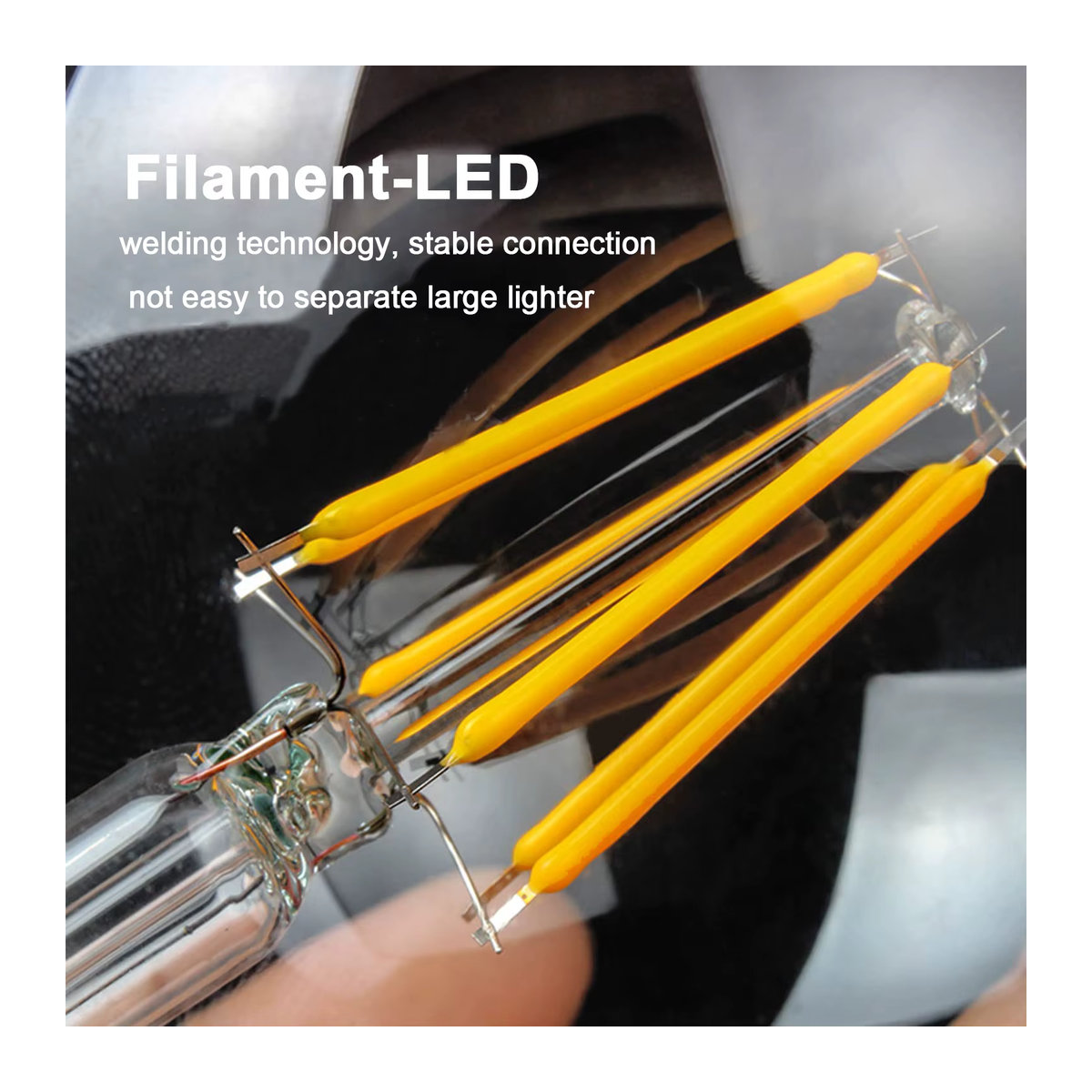 GANRILAND Retro Edison LED Globus-Glühbirne G45 mit E27 Sockel, Cold White 6000K - Bild 2