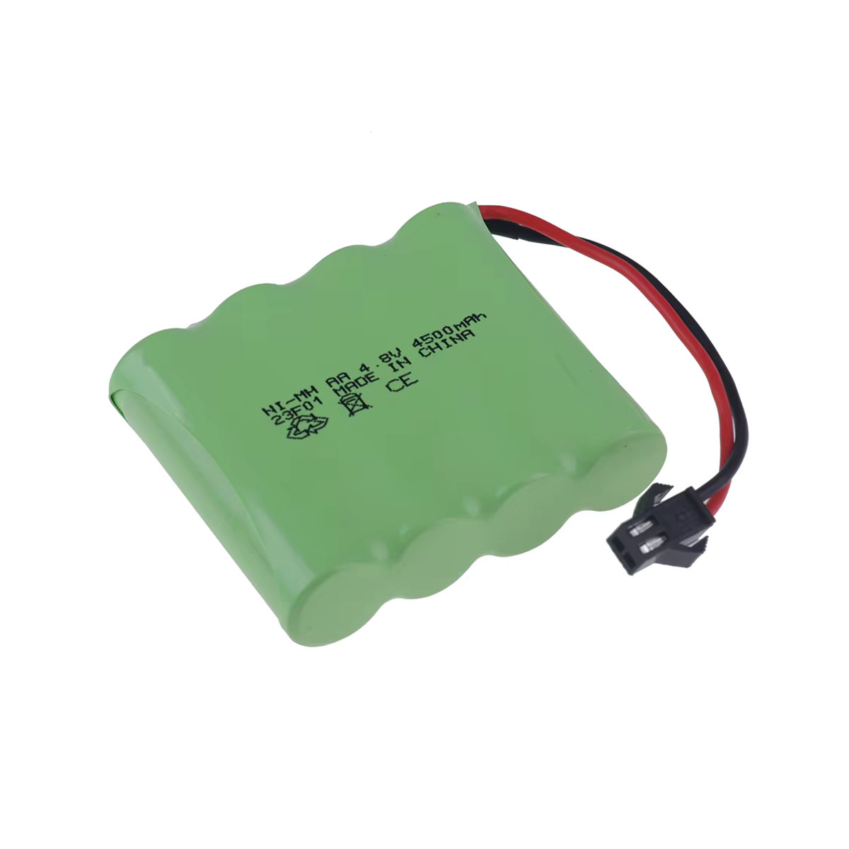 GAOLAG Ni-MH AA Akku 4,8 V 4500 mAh mit SM-Stecker in Grün für RC-Spielzeug, Autos, Panzer und Boote - Bild 2