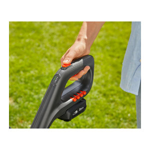 Gardena Akku-Trimmer EasyCut 23/18V P4A Ready-To-Use Set in Anthrazit/Türkis mit Akku und Ladegerät, B/T/H: 26 x 38 x 123 cm