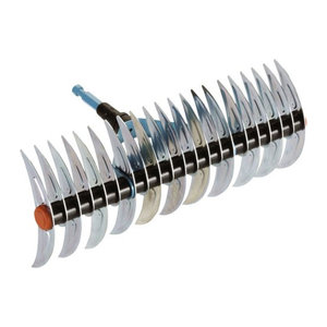 Gardena Combisystem Vertikutierrechen aus Stahl in Silber, Breite: 35 cm