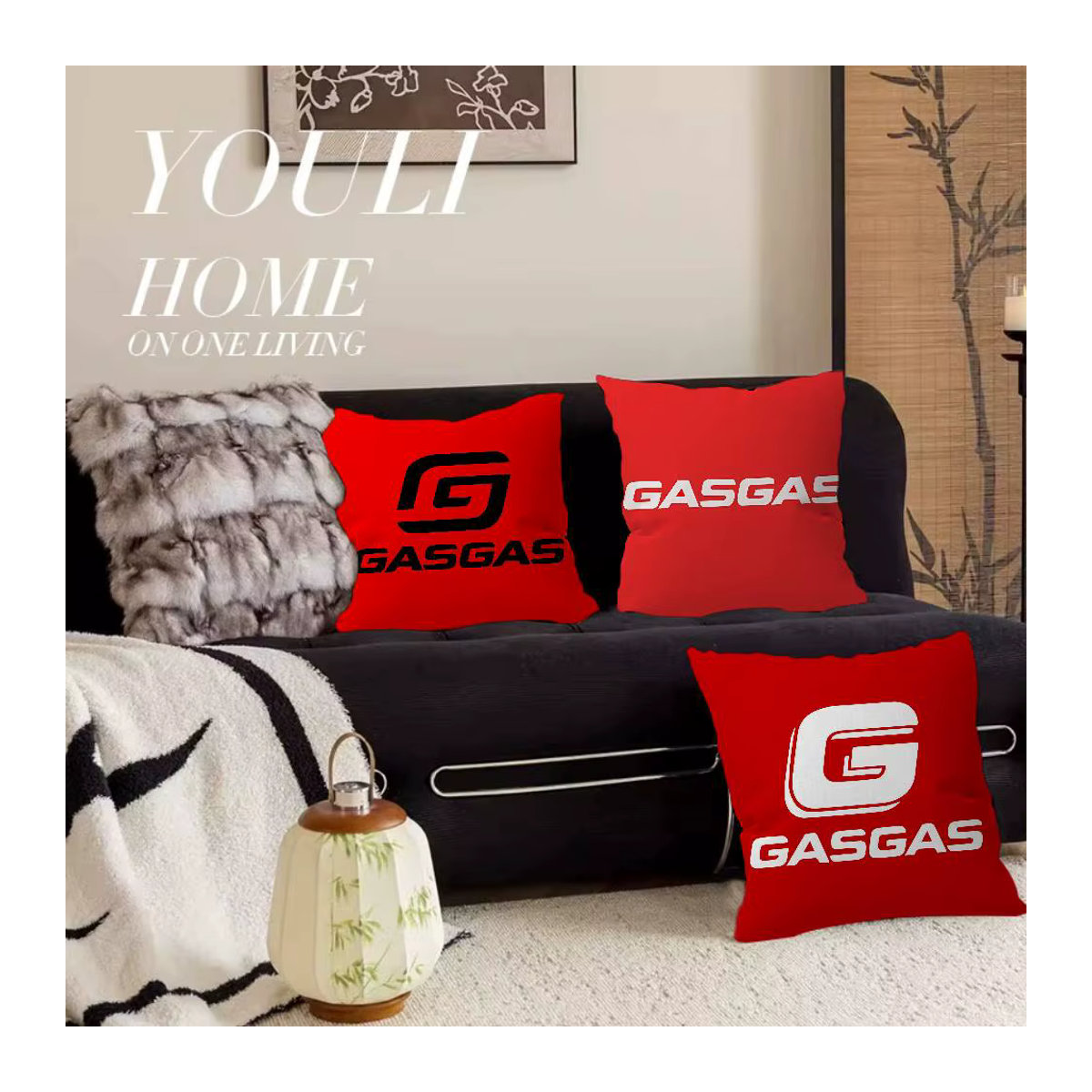 GASGAS Kissenbezug für Sofa und Wurfkissen zur Dekoration - Bild 5