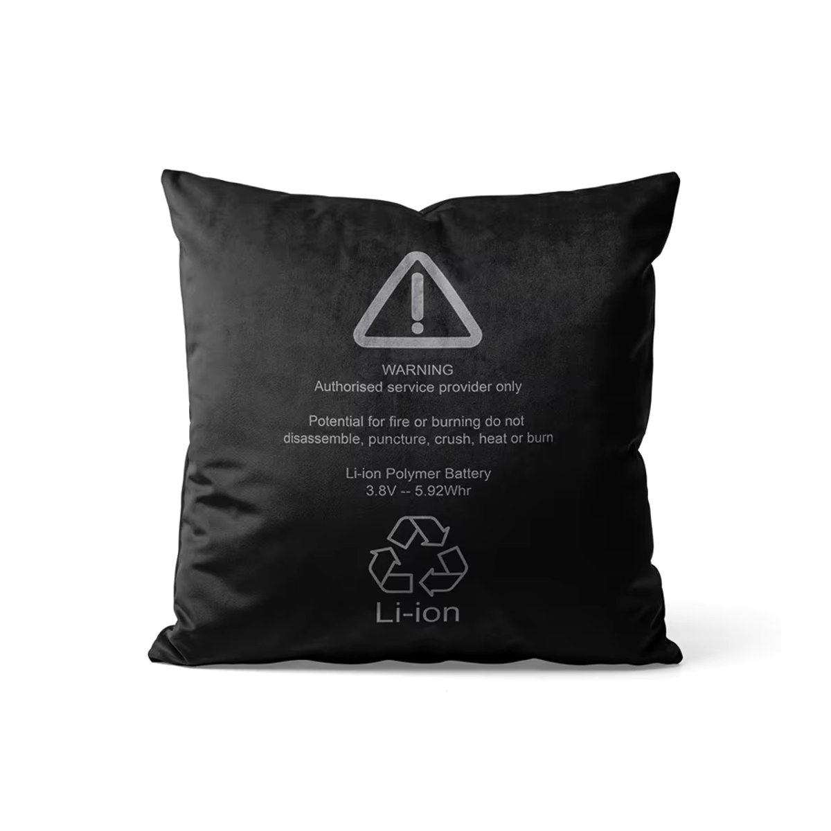 Gaslight Gatekeep Girlboss Set mit 4 Kissenbezügen in Schwarz, B/B: 45 x 45 cm - Bild 2