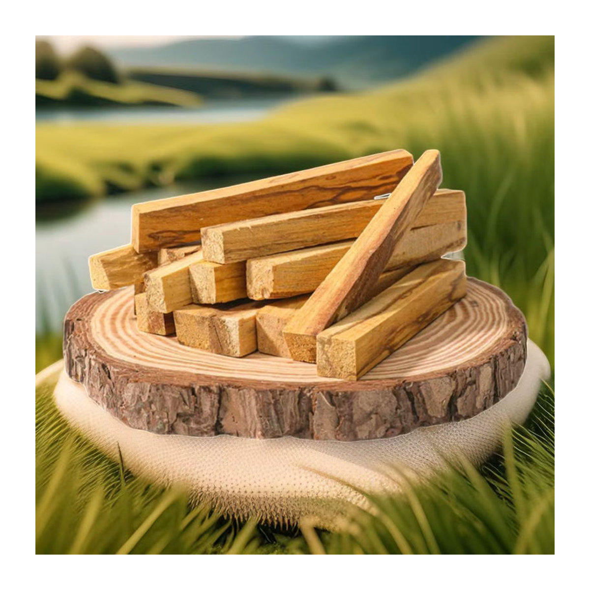 Gbbma Palo Santo natürliche Räucherstäbchen aus Holz in Braun, 10 Stück - Bild 5