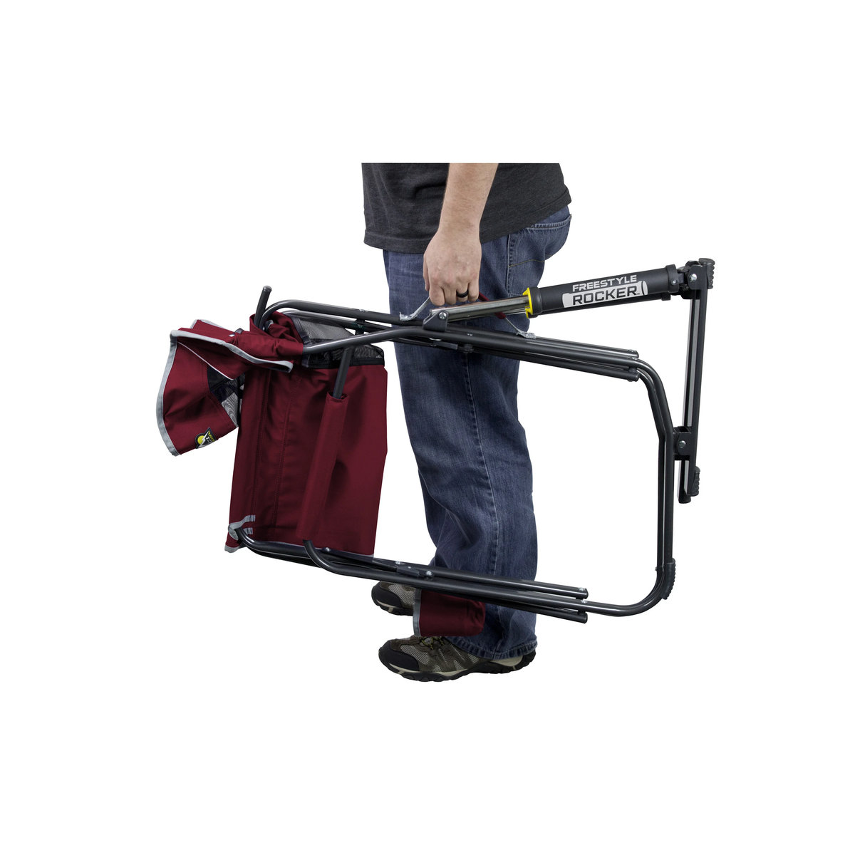 GCI Freestyle Rocker Campingstuhl mit Schaukelfunktion Cinnamon - Bild 2