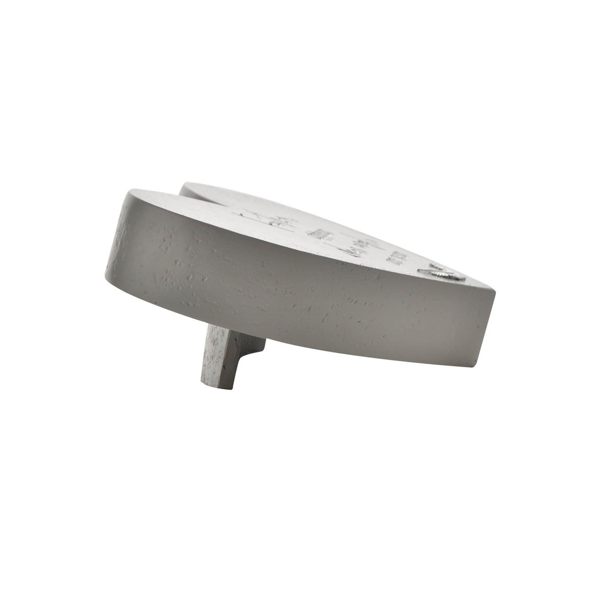Gedenkherz Gedanken an Dich von CELEBRATIONS in Grau mit Federdesign, B/H/T: 16,5 x 15,0 x 7,0 cm - Bild 2