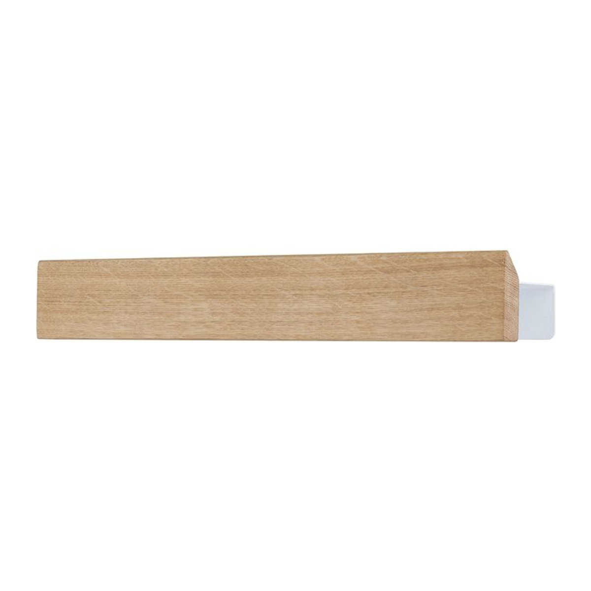 Gejst Flex Rail Wandregal Modern in Eiche Natur und Weiß mit Stahl - Bild 1