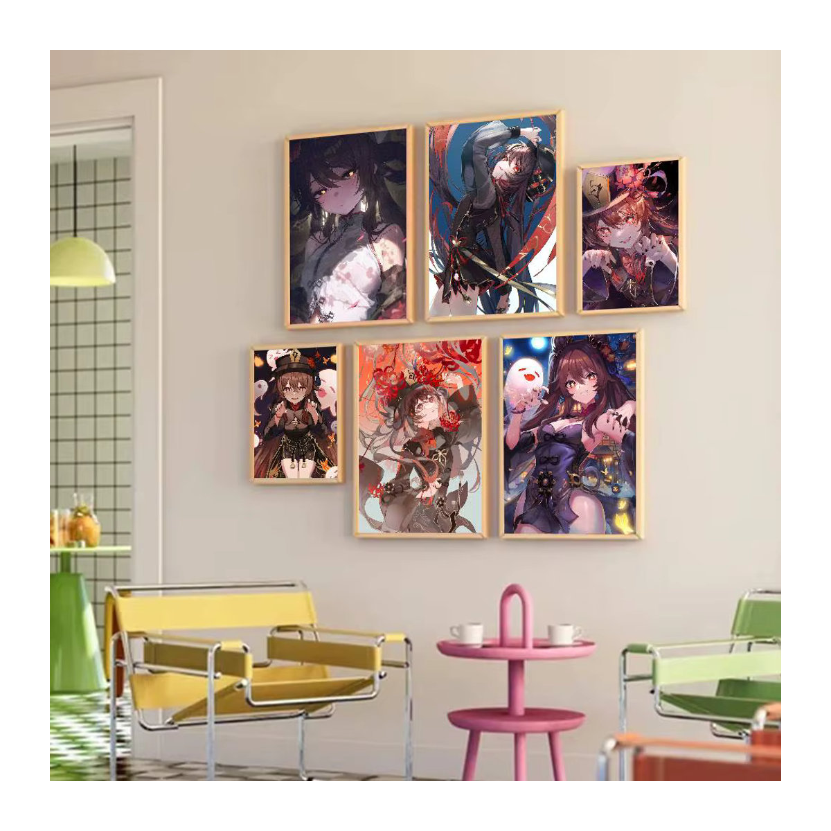 Genshin Impact Hu Tao Anime Poster als Papierdruck für dein Zuhause - Bild 3