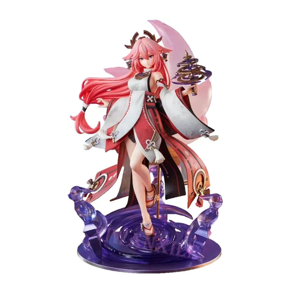 Genshin Impact Yae Miko Figur, mehrfarbige Actionfigur als Sammlerstück und Dekoration, Höhe: 25 cm - Bild 1
