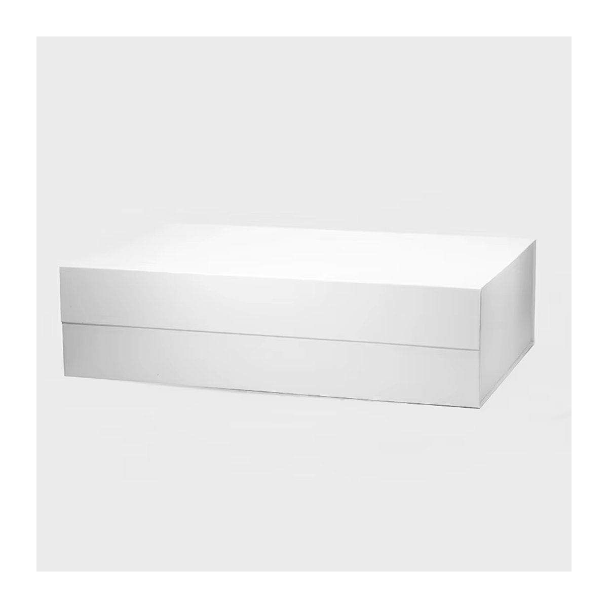 Geotobox Luxus Geschenkbox in Weiß mit Magnetverschlussdeckel und Schleife, XXXL-Größe, B/T/H: 70,0 x 50,0 x 20,0 cm - Bild 1