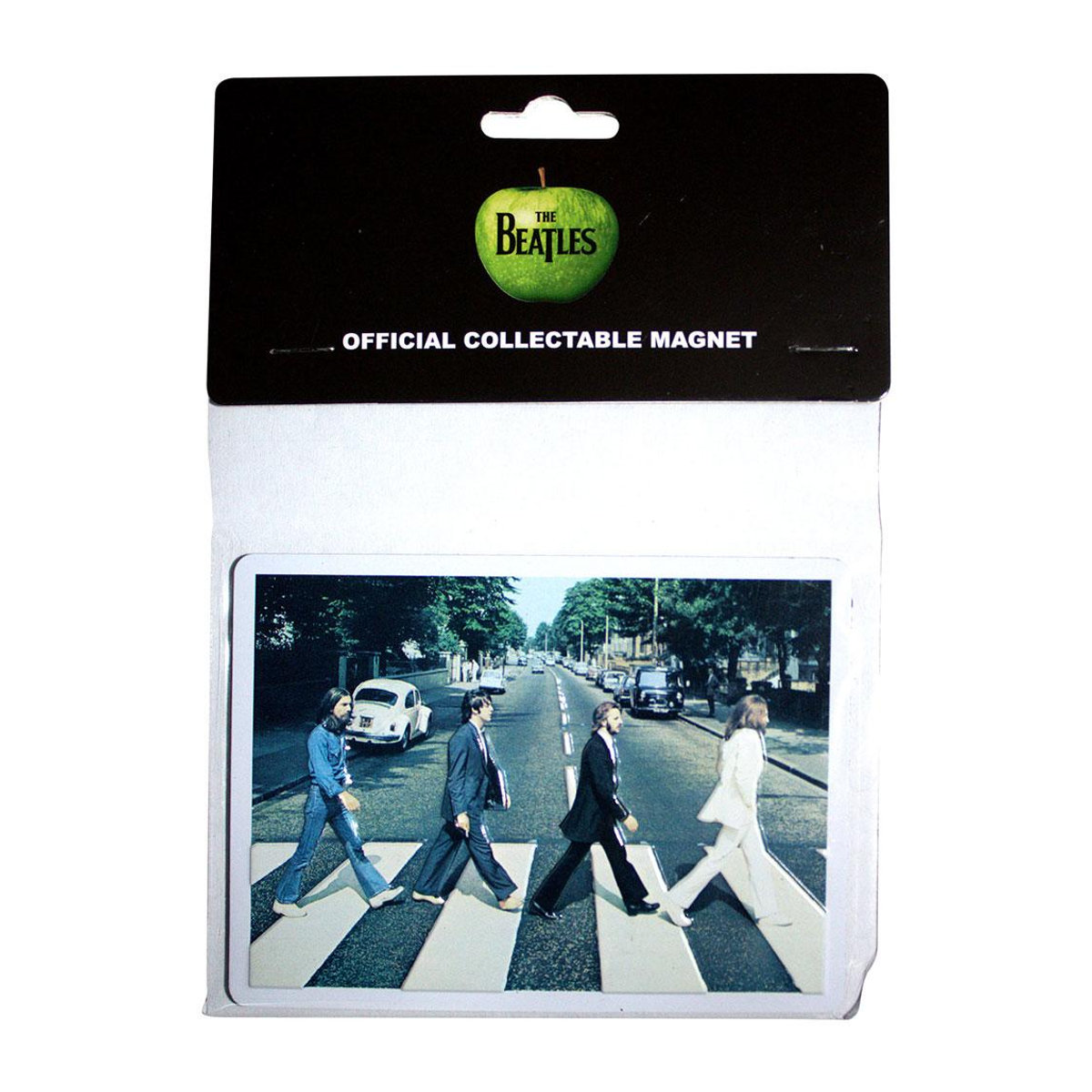 Geprägter Kühlschrankmagnet The Beatles Abbey Road in Schwarz aus Aluminium - Bild 2