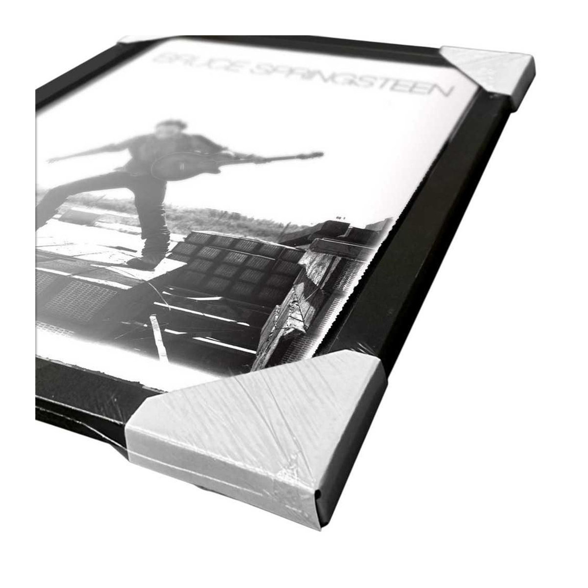 Gerahmtes Bruce Springsteen Poster Portrait in Weiß/Schwarz B: 40 cm, H: 40 cm - Bild 2