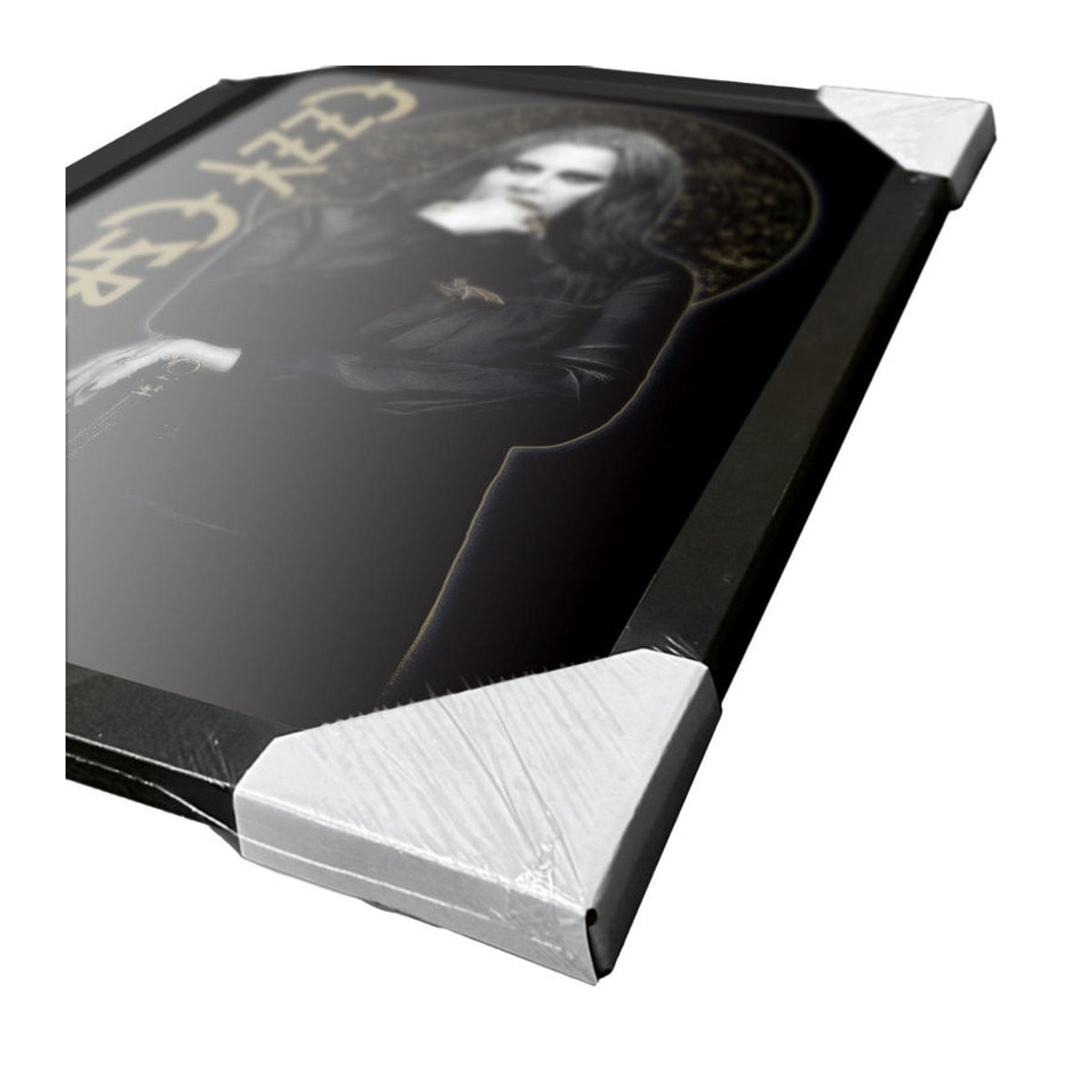 Gerahmtes Ozzy Osbourne Porträt Poster in Schwarz, Breite: 40 cm, Höhe: 40 cm - Bild 2
