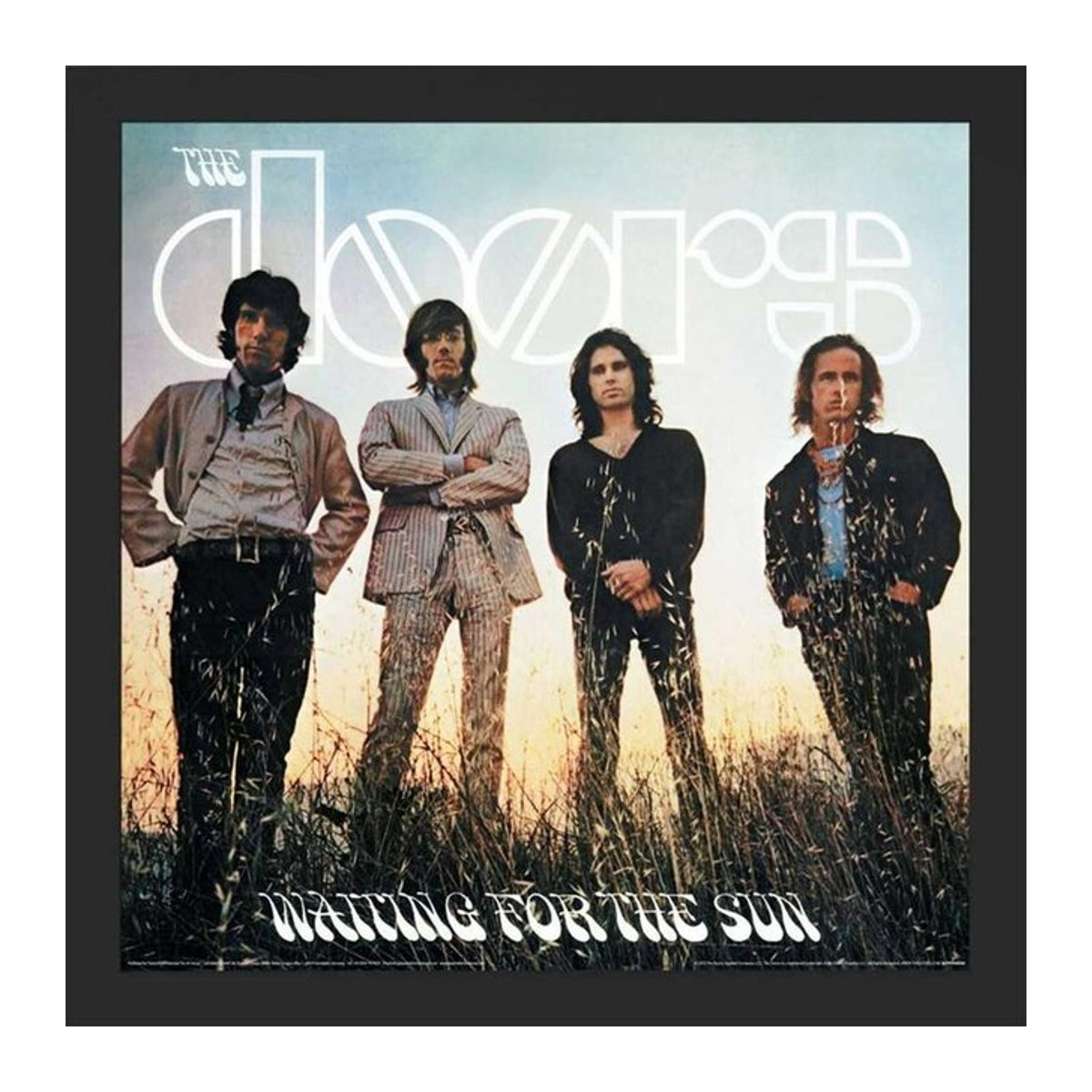 Gerahmtes Poster The Doors Waiting For The Sun in Schwarz, B: 40 cm, H: 30 cm - Bild 1