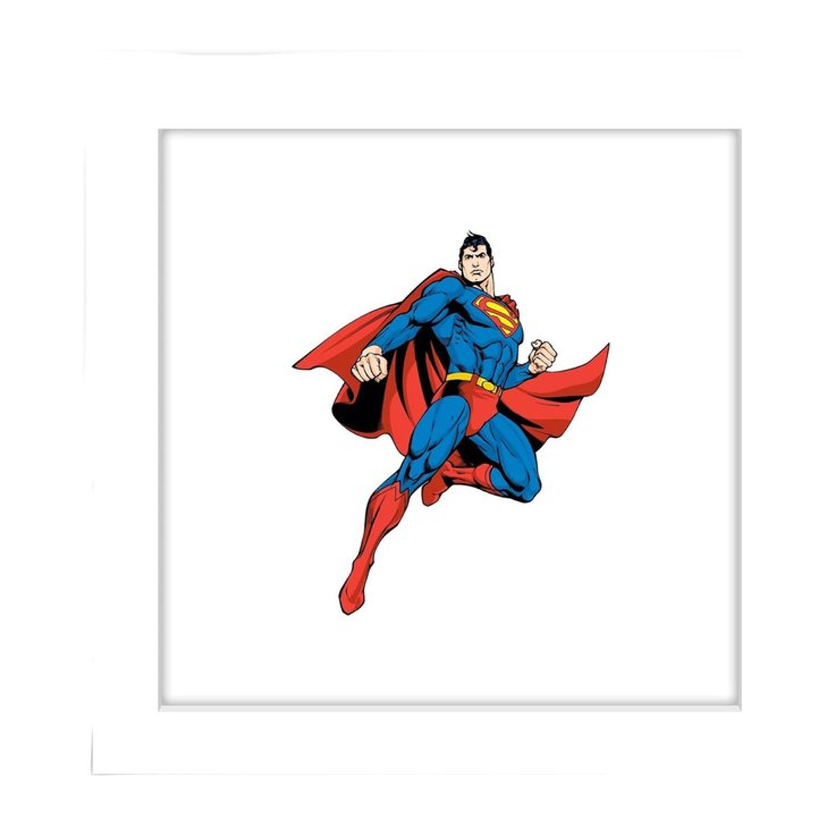 Gerahmtes Superman Letzter Sohn von Krypton Poster in Blau, Breite: 40 cm, Höhe: 40 cm, Tiefe: 40 cm - Bild 1