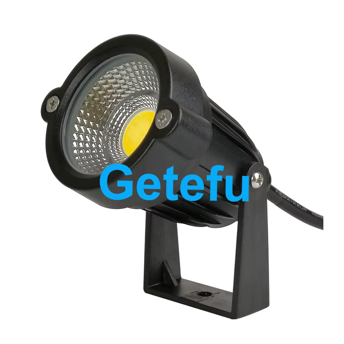 Getefu 10er Set COB LED Außenstrahler Wasserdicht für Garten und Landschaftsbau in Schwarz und Rot - Bild 2