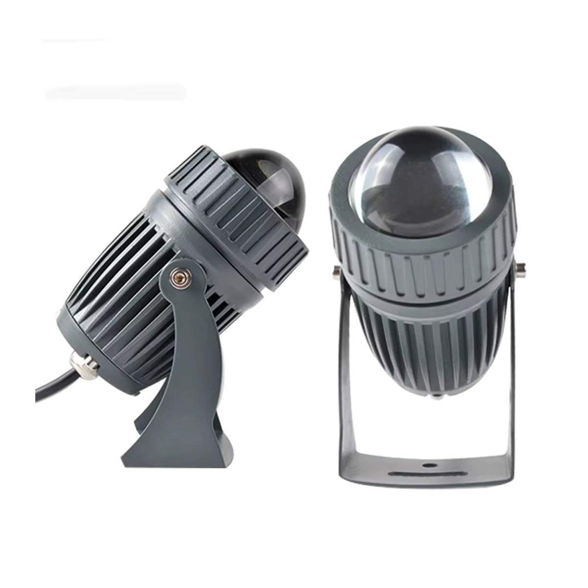 Getefu LED Außenstrahler in Schwarz, Warmweiß, quadratischer LED-Flutlicht Scheinwerfer für Garten und Landschaft - Bild 2