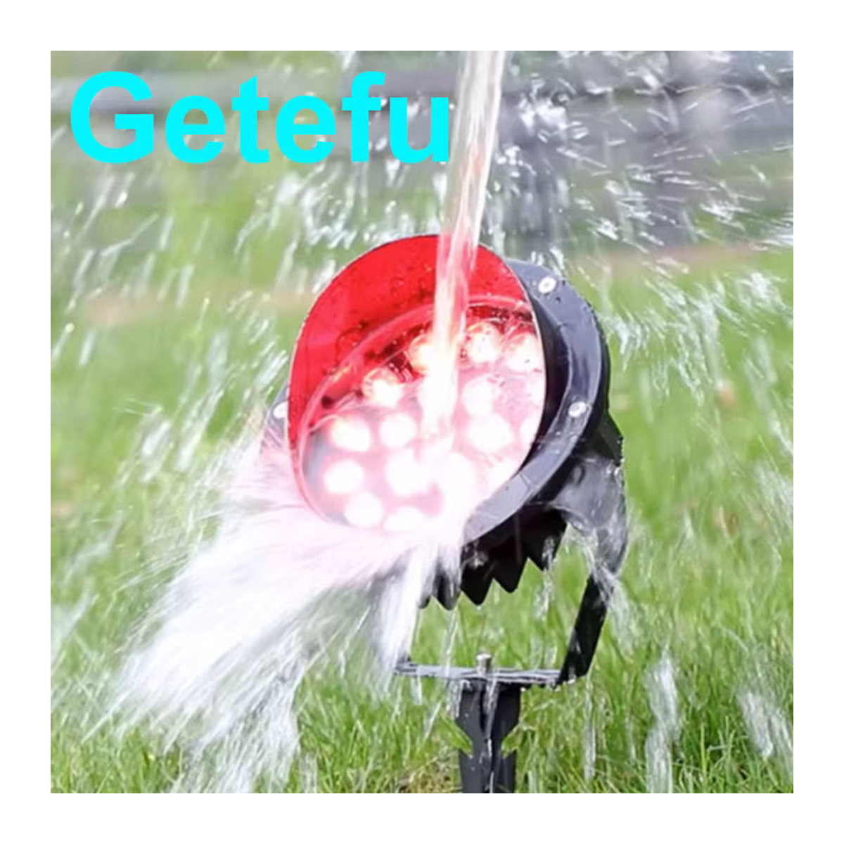 Getefu LED Außenstrahler RGB Gartenlampe für Landschaftsbeleuchtung in Bunt, Weiß oder Schwarz - Bild 4