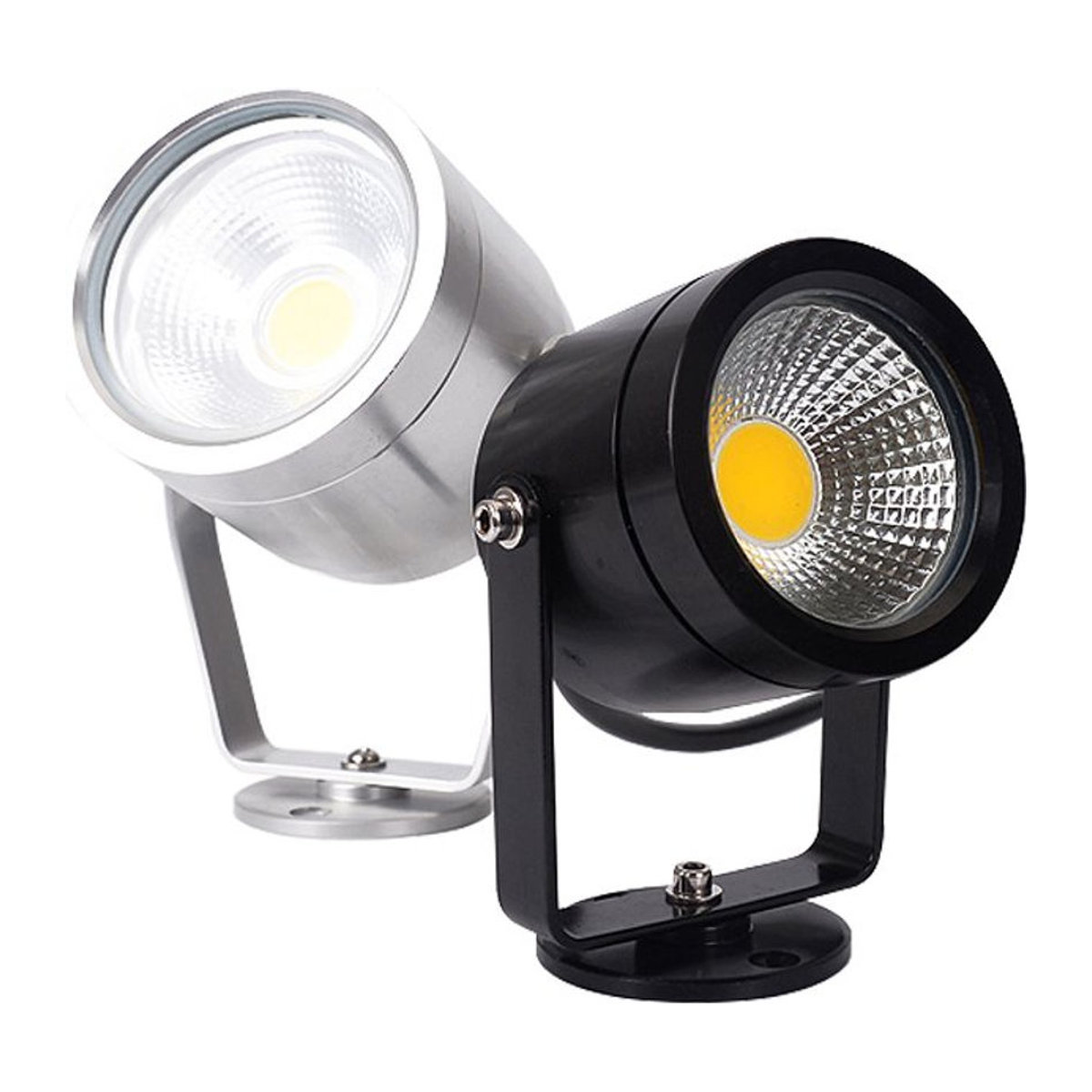 Getefu LED Wegeleuchte COB Außenstrahler für Garten und Landschaft in Schwarz oder Weiß, Neutralweiß, 12W - Bild 1