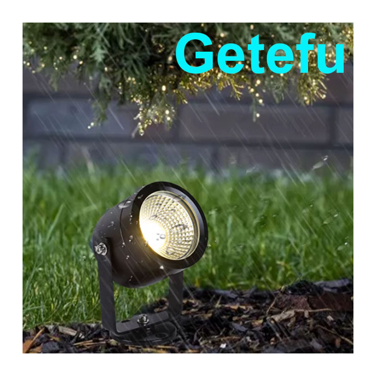 Getefu LED Wegeleuchte COB Außenstrahler für Garten und Landschaft in Schwarz oder Weiß, Neutralweiß, 12W - Bild 3