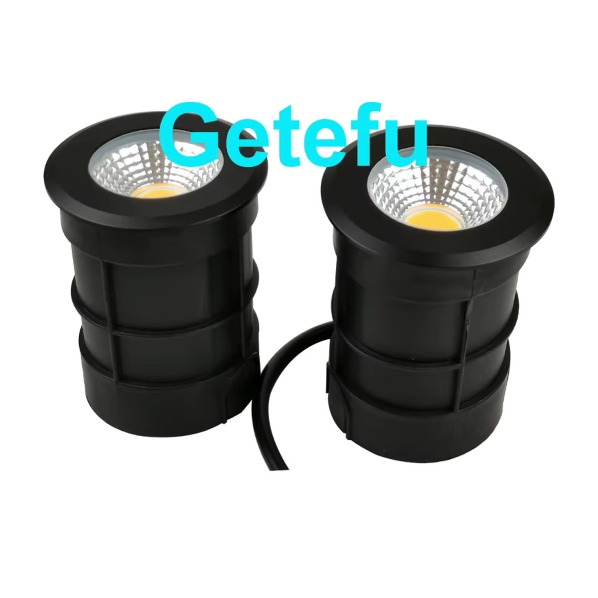 Getefu LED Wegeleuchte IP68 im minimalistischen Design, Schwarz, 10W - Bild 3