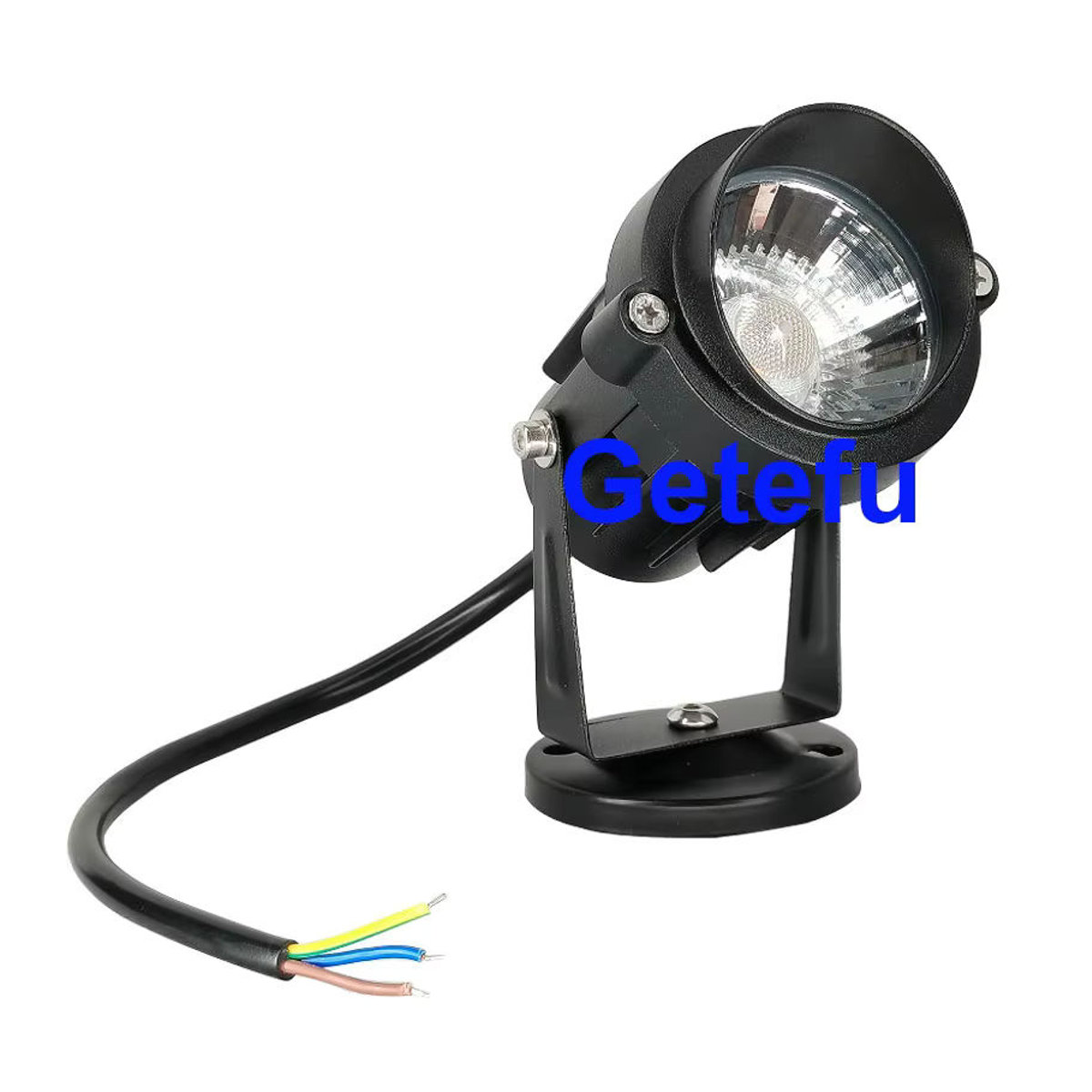 Getefu LED Wegeleuchte Schwarz Kaltweiß IP65 Wasserdicht Minimalistisch - Bild 3