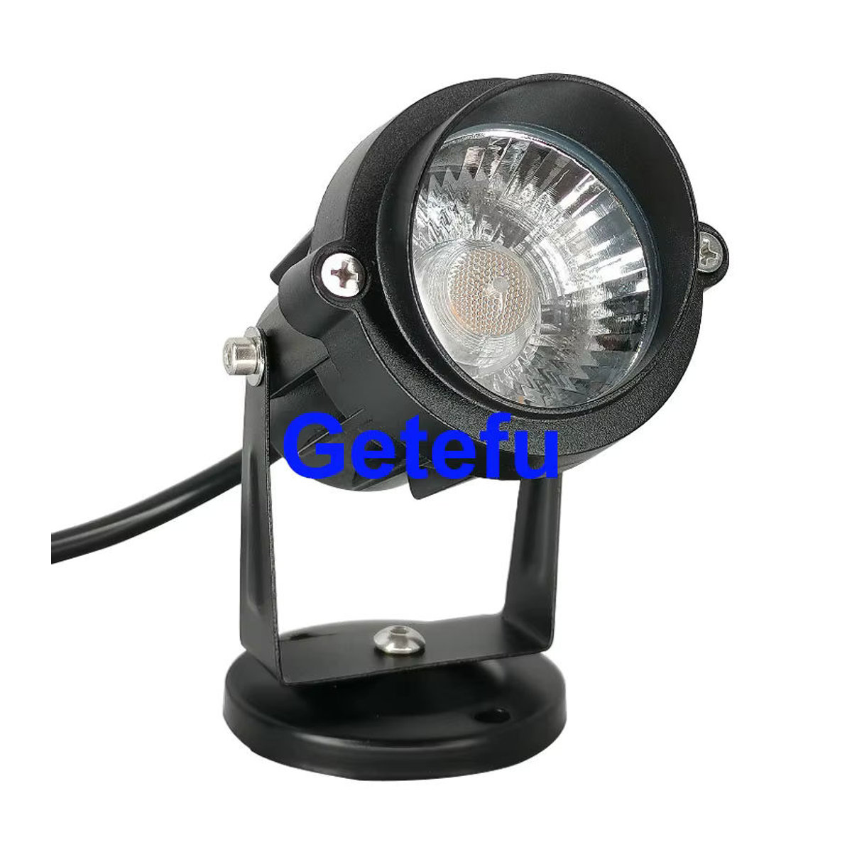 Getefu LED Wegeleuchte Schwarz Kaltweiß IP65 Wasserdicht Minimalistisch - Bild 4