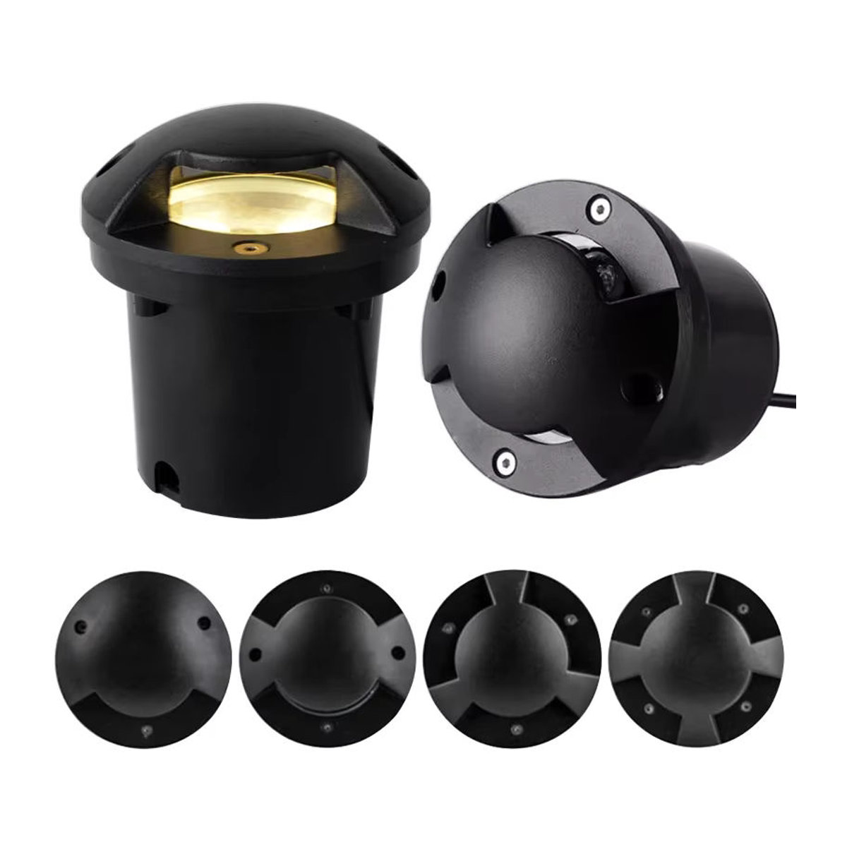 Getefu LED Wegeleuchte Schwarz Minimalistisch Wasserdicht für Außenbereich und Garten - Bild 6