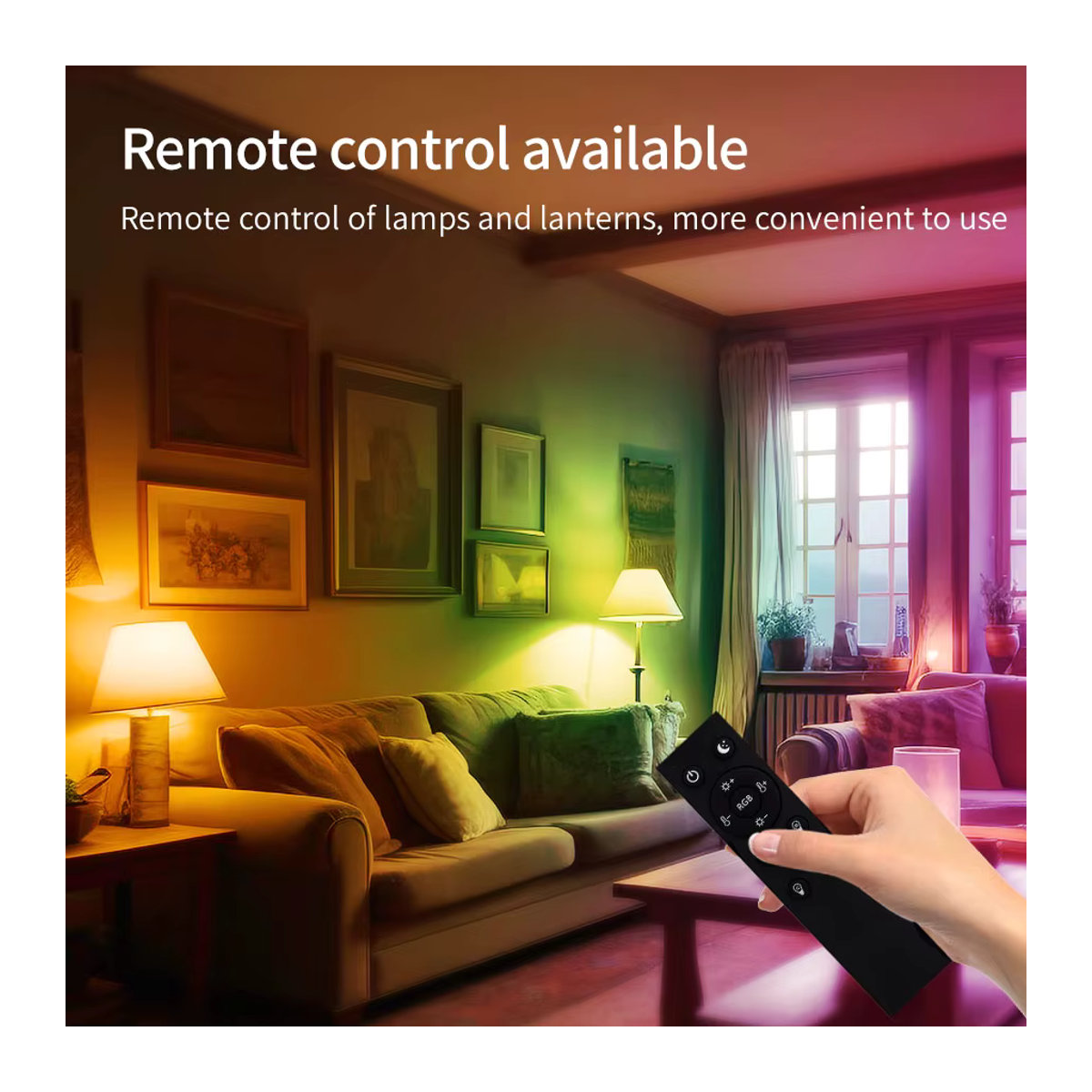 GGBEE Smart LED Glühbirne E27 RGB mit Tuya Bluetooth und HF 2,4g Fernbedienung via Smart Life App - Bild 2
