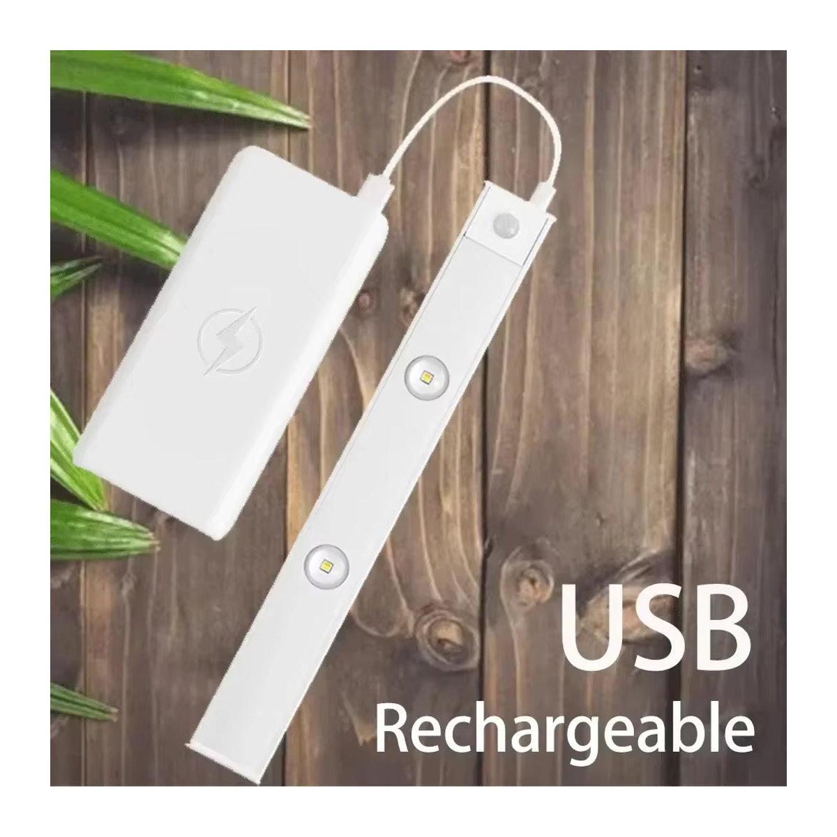 GGbingo Motion Sensing Nachtlicht mit integrierter LED, USB wiederaufladbar und kabellos für Schrank, Schlafzimmer oder Arbeitszimmer - Bild 5