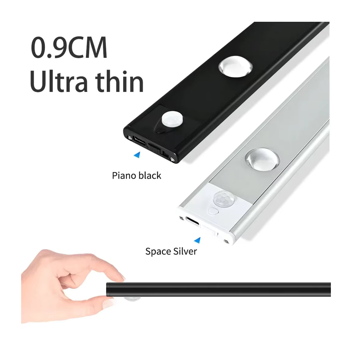 GGbingo Motion Sensing Nachtlicht mit integrierter LED, USB wiederaufladbar und kabellos für Schrank, Schlafzimmer oder Arbeitszimmer - Bild 6