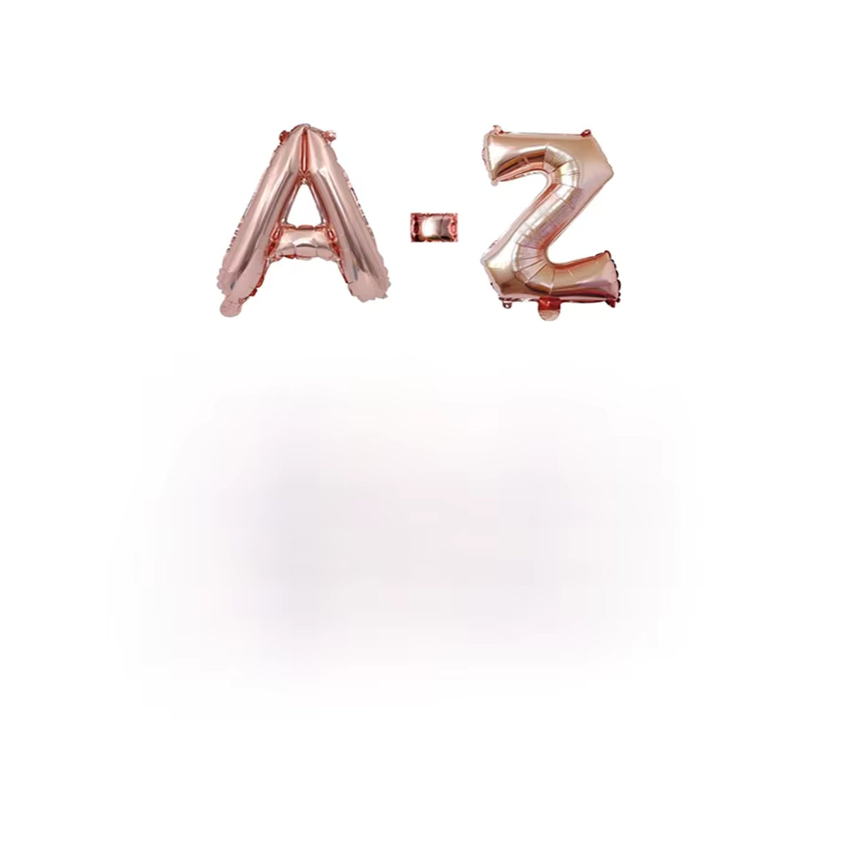 GGFEIQ Buchstaben Folienballons für Geburtstag und Hochzeit, 16 Zoll, Silber und Mehrfarbig - Bild 4