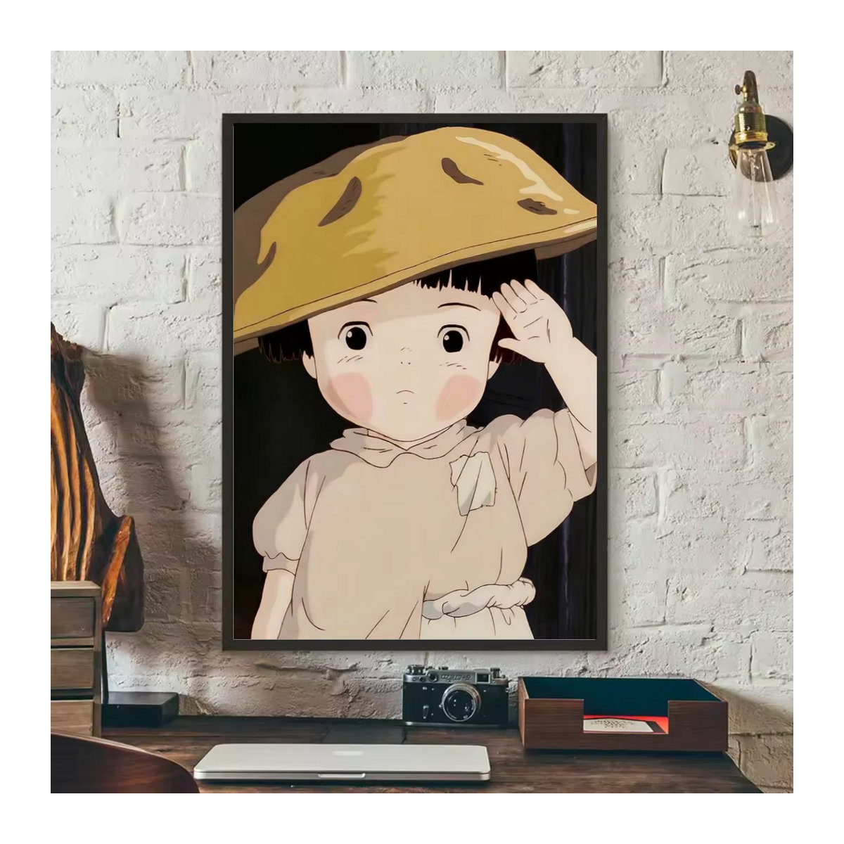 Ghibli Poster Grave of The Fireflies Miyazaki Wanddekoration für dein Zuhause - Bild 6
