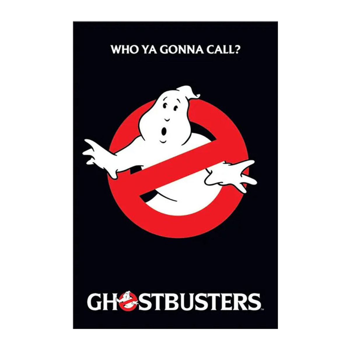 Ghostbusters Maxi Logo Poster in Weiß/Schwarz aus Papier - Bild 1