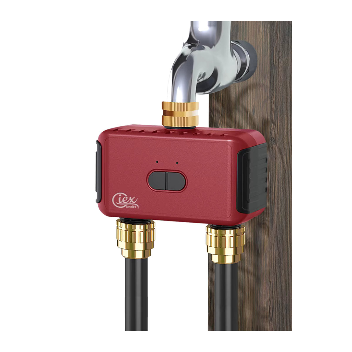 Giexperience Smart Garden Bewässerungstimer mit 2 Zonen, WiFi und Zigbee, Automatisches Bewässerungssystem für Tropf- und Sprinklersteuerung, Rot - Bild 6