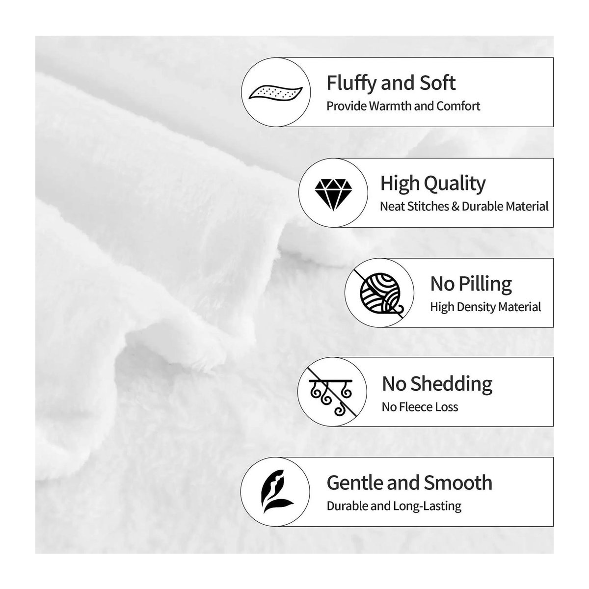 Gilmore Ich trinke Kaffee wie Decke, weiche Flanell-Sherpa-Decke für Sofa und Bett, Grau, B/T: 100 x 150 cm - Bild 1